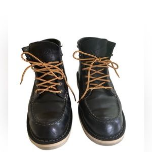 Danner Bull Run Moc Toe 6” Black boots 9.5